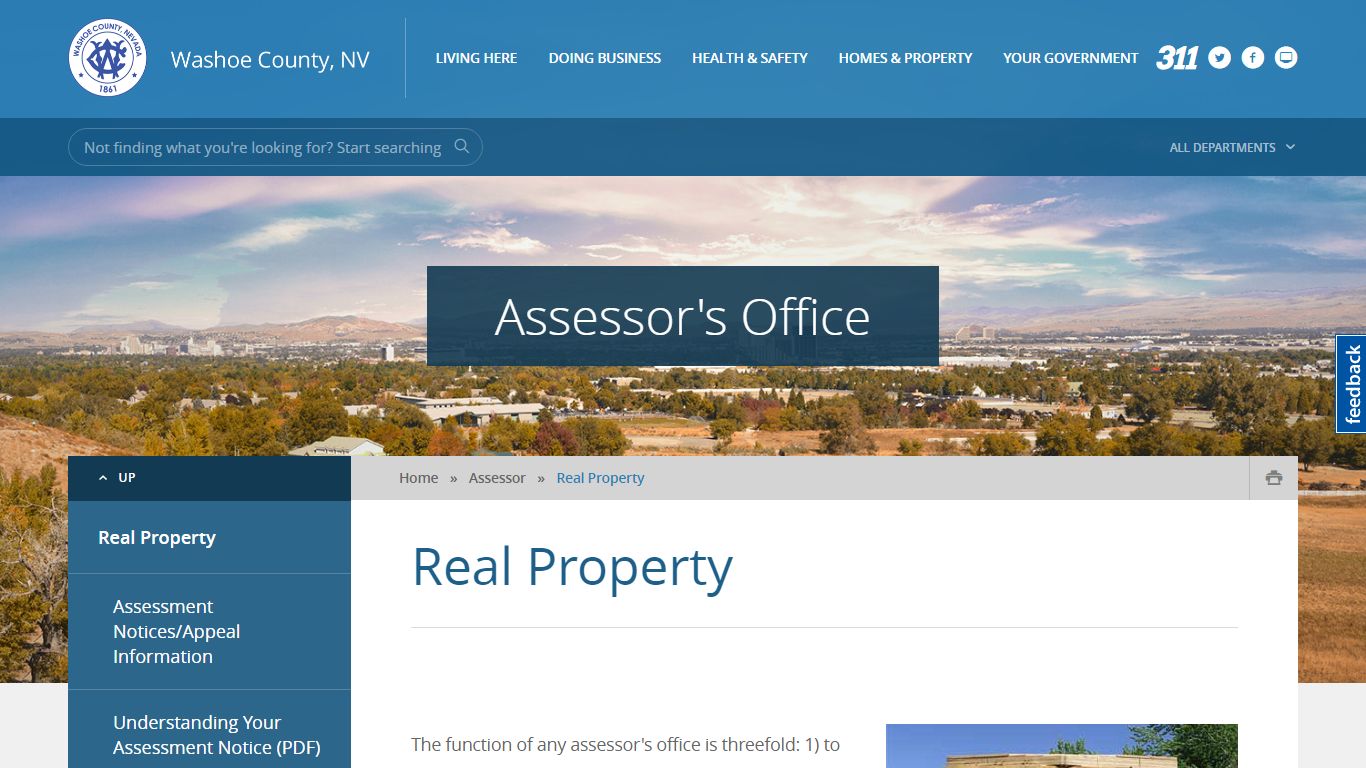 Real Property - Washoe County